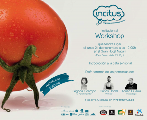2º workshop Incitus en Gran Hotel Nagari, Vigo